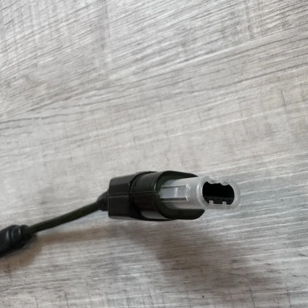 LOT OF 2 Original Xbox Controller Breakaway Cable Adapter OEM Clear Green Dongle